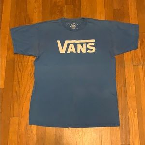 Vans Classic Blue T Shirt Medium